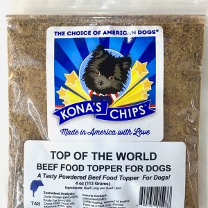 Beef powder topper for dog's food